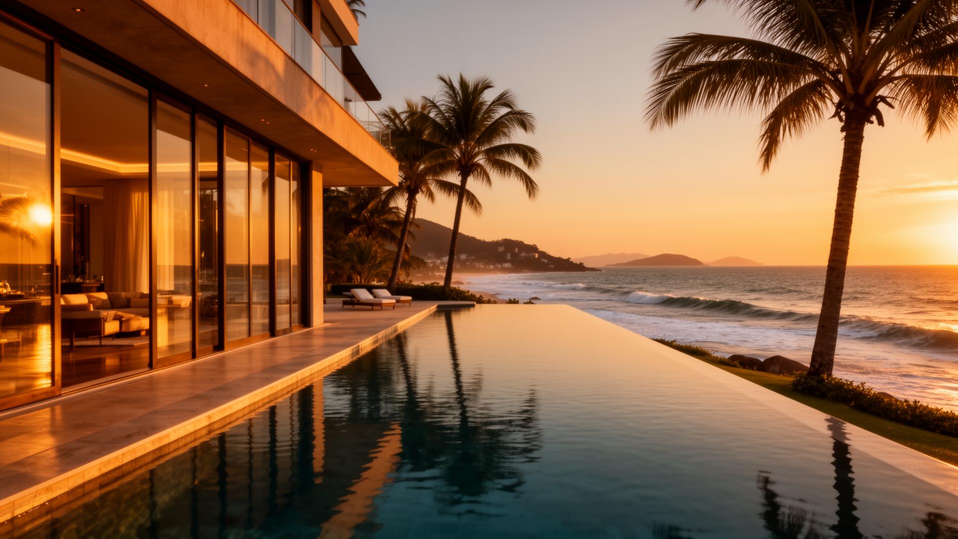Mansão à beira-mar no Jardim Acapulco, Guarujá